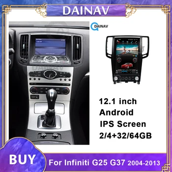 2 Din Android Auto DVD Player, Navigatie GPS Pentru Infiniti G25 G37 2004-2013 Stereo Auto Autoradio Verticale Tesla