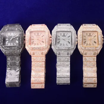 Piața Bărbați ceas Cadran Mare Militar Cuarț Ceas de Lux Stras de Afaceri Impermeabil ceasuri Relogio Masculino