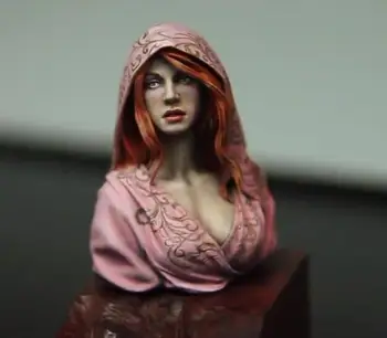 1/12 vechi ofițer femeie bust Rășină figura truse Model in Miniatura gk Unassembly Nevopsite