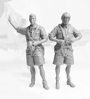1/32 vechi Piloți de Vânătoare includ 2 Rasina figura truse Model in Miniatura gk Unassembly Nevopsite