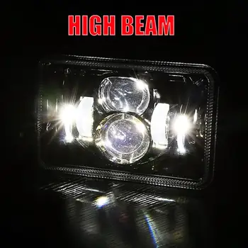 1 buc 4X6 Faruri cu LED-uri DOT Aprobat cu High Low Beam LED Lumina de Lucru Bar Far Lampa 6500K lumina Reflectoarelor