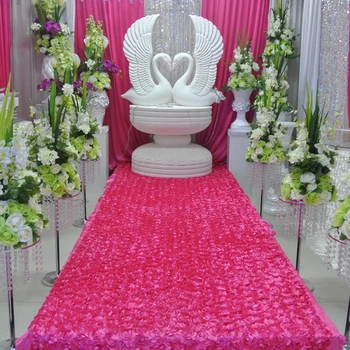 10 metri 3D Rose Nunta Culoar Covor Alergător Pentru Biserica Lungi Ieftine Ceremonia de Căsătorie Florale de Mireasa Covor de Interior, în aer liber