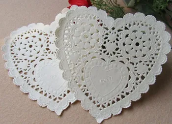 100 buc 5.5 inch 14cm Eco-Friendly White Paper Doilies Tort Mileu Pentru Petrecerea de Nunta Masă de Crăciun Decorativ Tort Titular
