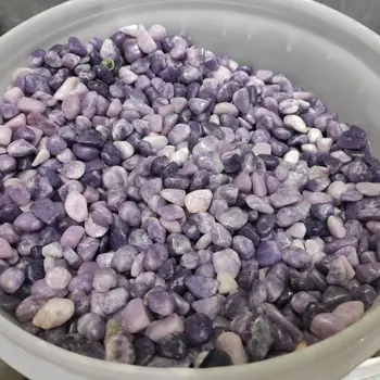 100g Naturale violet kunzite rostogolit piatra de Cristal Pietriș Minerale Acvariu Grădină Ghiveci de flori Feng Shui vindecare