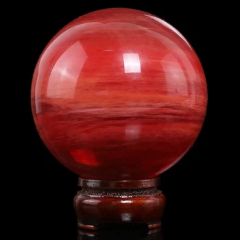 100mm Asia roșu de cuarț minge înaltă calitate feng shui acasă decorare mingea preferat