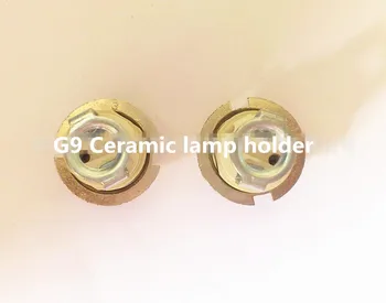 10BUC G9 plin dinte lampa de bază g9 lampă Ceramică titularul Stent g9 Fir Dulii pentru becuri G9 cadru de sprijin punct de sprijin stabil