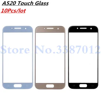 10buc/lot LCD Fața Digitizer Touch Screen Sticla Pentru Samsung Galaxy A5 2017 A520 A520F Piese de schimb Geam Exterior