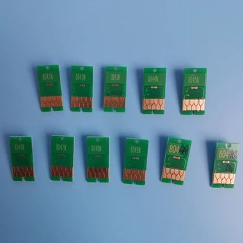 11 culoare resetabile chip pentru epson surecolor P6000 P7000 P8000 P9000 cartuș de cerneală poate fi resetat de chips-uri resetat