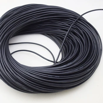12-20 AWG 50m Ecartament Silicon Sârmă #M Flexibile Blocați Cablul de Cupru Pentru RC Negru