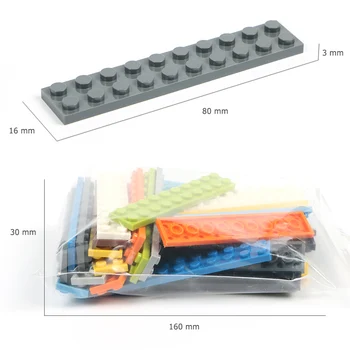 2*10 puncte cărămidă Scăzut 100g/multe blocuri părți Caramida particulele împrăștiate blocuri DIY Educație jucarii