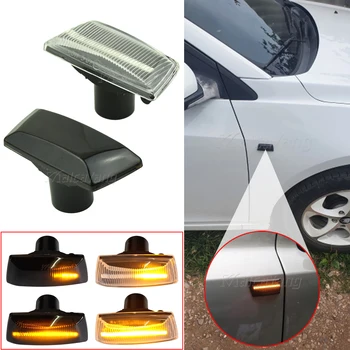 2 buc LED-uri Dinamice de poziție Laterală Turn Semnal de Lumină Secvențială Semnalizator Pentru Opel Insignia Un Astra H, Zafira B, Corsa D, Meriva B Adam