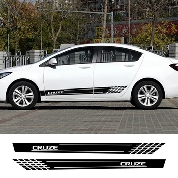 2 BUC Masina cu Motor Ușa Laterală Autocolante Reflectorizante Auto Ușa de Vinil Sport Stickere de Decor Pentru Chevrolet Cruze Accesorii Auto
