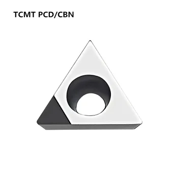 2 bucata TCMT090204 TCMT16T304 TCMT110204 PCD CBN diamant de cotitură instrument de mare duritate lama pentru CNC strung