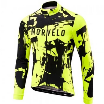 2018 Morvelo ciclism jersey pentru barbati Road bike Pro Echipa de ciclism purta Ropa Ciclismo Uscat Rapid SL MX maneca lunga jersey cu toamna