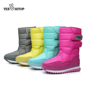 2019 EUR35-45 cizme de zapada pentru femei impermeabil drumeții cald apartamente cizme de iarna pentru femeie pantofi pentru femei 2019 Botas Mujer neve