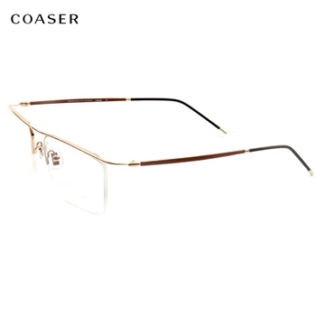 2020 Design de Brand Ochelari fără ramă Cadru Bărbați Titan ochelari din Metal baza de prescriptie medicala ochelari de Miopie optice ochelari spectacol