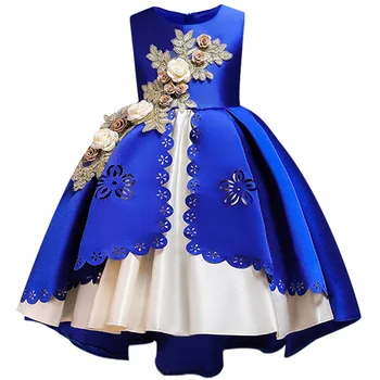 2020 Fete De Vară Rochie De Broderie Eleganta Rochie De Printesa Pentru Copii Rochii Pentru Fete, Costume Petrecere De Nunta Rochie De Imbracaminte Copii