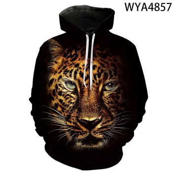 2020 Nou 3D Imprimate Seria Animal Leopard Bărbați Femei Copii Streetwear Hanorace Rece Maneca Boy Fata de Copii Jachete Jacheta