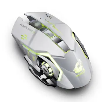 2020 Noua Versiune Imbunatatita De Încărcare Wireless Gaming Mouse Mut LED7 lumina de Fundal de Culoare Mecanice Mouse-ul Cu Receptor USB