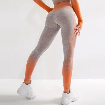 2020 Nouă Sală De Sport Colanti Energie Fără Sudură Yoga Pantaloni Cu Talie Înaltă Sport Fără Sudură Jambiere Gym Pantaloni Femei