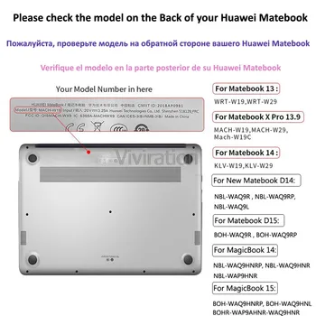 2020 Pereche D14 Printuri Laptop Caz Pentru Huawei Mate Cartea D 15 BOH-WAQ9R, BOH-WAQ9RP Matebook D 14 NBL-WAQ9RP 2020 Hard Shell Acoperire