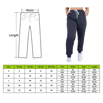 2020 Stivuite Pantaloni De Trening Femei Joggeri Talie Mare Flare Pantaloni Plus Dimensiune Pantalon Fitness Solid Active Wear Streetwear
