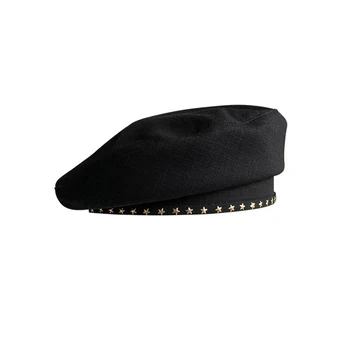 2020Women Bereta de sex Feminin Toamna Pălării de Iarnă Pentru Femei Vintage Pictor Capac Plat din Piele PU Refuz BeanieBoina Feminina Moda BLM294