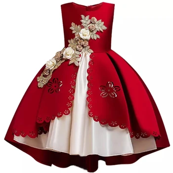 2021 Formale Rochii Pentru Copii Rochii Pentru Fete Elegant Printesa Rochie Pentru Copii Rochie Costum Rochie De Mireasa Vestidos De 4-10 Vârstă