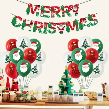 21Pcs/set Vesel de Crăciun Ghirlanda Baloane Moș Crăciun Pom de Crăciun Decoratiuni de Craciun Pentru Casa Navidad Noi Anul 2021 Copii Cadou