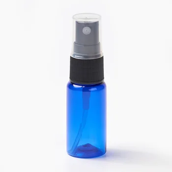 24buc Albastru Portabil Goale de Plastic, Spray Sticla de 15 ml 30 ml 50 ml Mini Reîncărcabile Recipient Borcane Goale
