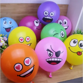 30/mulțime de drăguț imprimate ochii mari zâmbind latex, baloane nunta de decorare ziua de nastere fericit petrecere copil de dus decor baloane