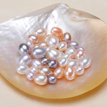 30pcs/lot Liber cu apă Dulce de Culoare Naturale Akoya Stridii cu Perle, Orez Forma de Perle AAAA Frumos Pearl Clasa