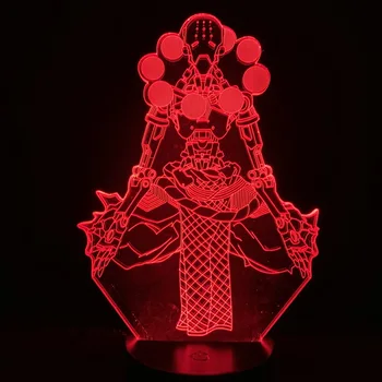 3d Lampa Erou Tekhartha Zenyatta Aventurier Iluzia 3D Overwatch Rătăcire Mecanice Călugări pentru Băiat Copil Cadou Led Lumina de Noapte