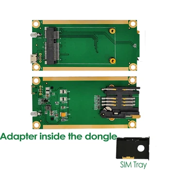 4G LTE Dongle Echipat cu EC25-J Mini PCIe Modem W/Slot pentru Card SIM Pentru Japonia LTE FDD B1/B3/B8/B18/B19/B26