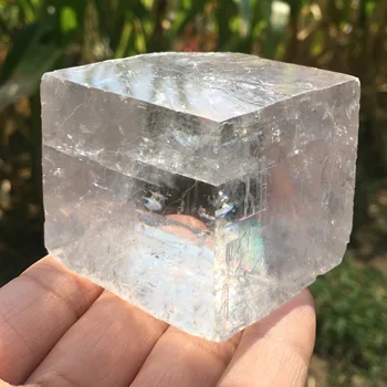 50g+ Natural Islanda spar Cristal de cuarț Muzeul de Calitate Bine de Predare specimene