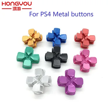 60PCS Materiale Metalice Dpad Butonul de Aluminiu Direcție Buton Pentru Sony PS4 Dualshock 4 Butoane Controler