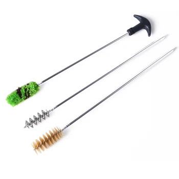 6Pcs/Set Pistol Kit de Curățare Pentru 12 GA Calibrul Tijă de Aluminiu Perie de Curățare Set Pușcă de Vânătoare Instrument de curățare