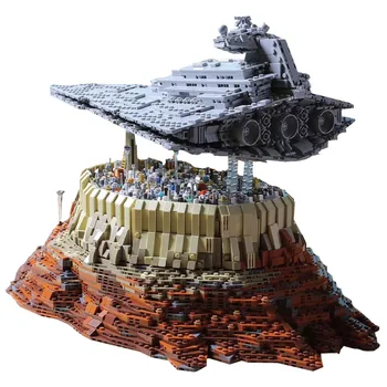 90007 Jucarii Star Wars MOC-18916 Imperiul peste Jedha City Model Blocuri Kit Copii Cadouri de Craciun 05132 05062 05027 05028