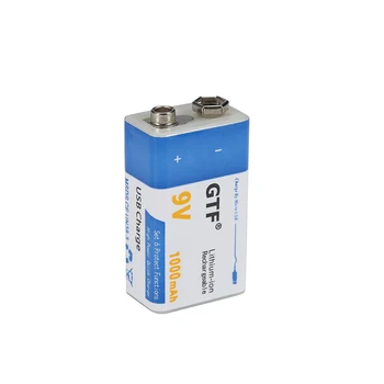 9V 1000mAh li-ion baterie Reîncărcabilă USB Micro Baterii 9v 500mah pentru Multimetru Microfon cu Control de la Distanță Jucărie KTV utilizare