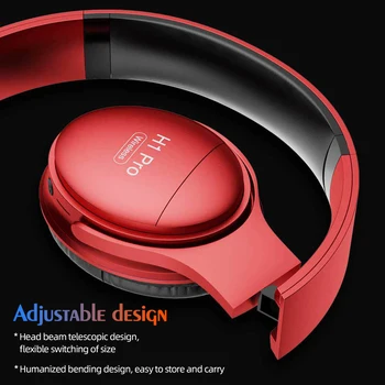!ACCEZZ Căști fără Fir Bluetooth 5.0 500mAh Baterie 3D Stereo Surround Anulare a Zgomotului Suport TF Card FM AUX Jack Căști