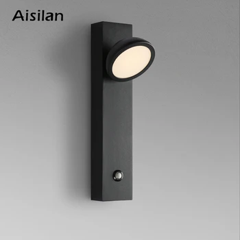 Aisilan Modernă cu LED-uri lumina de perete creative reglabil de prindere Lampă de Perete pentru dormitor, Hol confortabil lumina de accent AC 90-260V