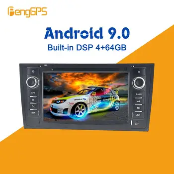 Android Car multimedia DVD Player GPS Radio Pentru AUDI A6 4B C5 1997 - 2004 2005 GPS de Navigare Video stereo Capul unitate DSP Stereo