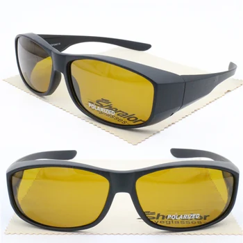 Anti-albastru ochelari se potrivesc pe jocuri UV400 ochelari polarizati anti-alunecare scut fullim purta pe orange ochelari de soare de culoare 017