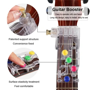 Anti-Durere Deget O Cheie de a Juca Guitar Chord Sistem de Predare Învățare Instrument de Ajutor Incepator Practica Chitara Clasica Accesorii