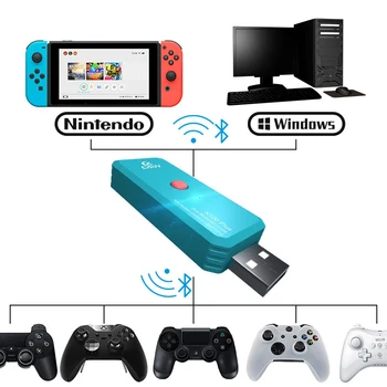 Aolion Coov N100 PLUS pentru PS4/Xbox One Wireless Controller Convertor Adaptor pentru Nintendo Comutator cu Fir GamePad Converter n100plus