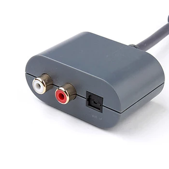 Aur opticaal RCA audio cablu adaptor plumb pentru xbox 360 toate versiunile adaptor compatibil HDMI Cablu AV Cablu pentru XBOX 360