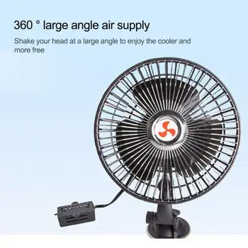 Auto Interioare Accesorii electrice ventilator auto Aer Cooler Silent Fan Conditionat 360 de Grade-rotund Masina de Răcire Accesorii
