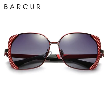 BARCUR Brand de Lux ochelari de Soare Polarizat Femei Shades Ochelari de Soare Moda UV400