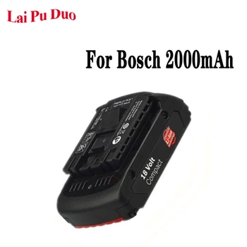 BAT609 Herramienta de batería de litio Bosch18V 2.0 Ah / 3.0 Ah / 4.0 Ah / 5.0 Ah portátil con batería reemplazable LED