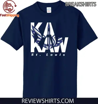 BattleHawks de Fotbal St. Louis XFL Ka-Kaw 2020 flota T-Shirt